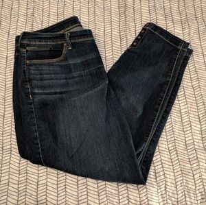 Denim cropped jeans